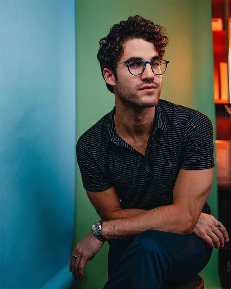 darren criss glasses versace|darren criss headshot.